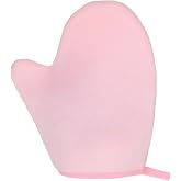 Self Tanning Mitts &ndash; Double Sided Back Self Tanner Applicator, Reusable Sunless Tanning Mittens with Thumb, 4-in-1 Tannings Gloves for Tan Lotion, Streak-Free Even Application (Pink)
