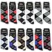 Falari Men Cotton Dress Socks, 12-pack Argyle Shaped, One Size
