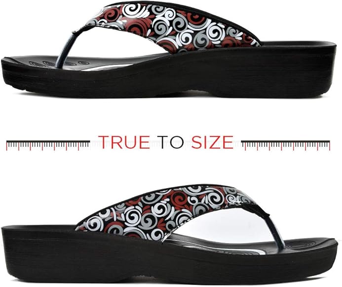 aerothotic original orthotic comfort thong style flip flops sandals for women with arch support for comfortable walk