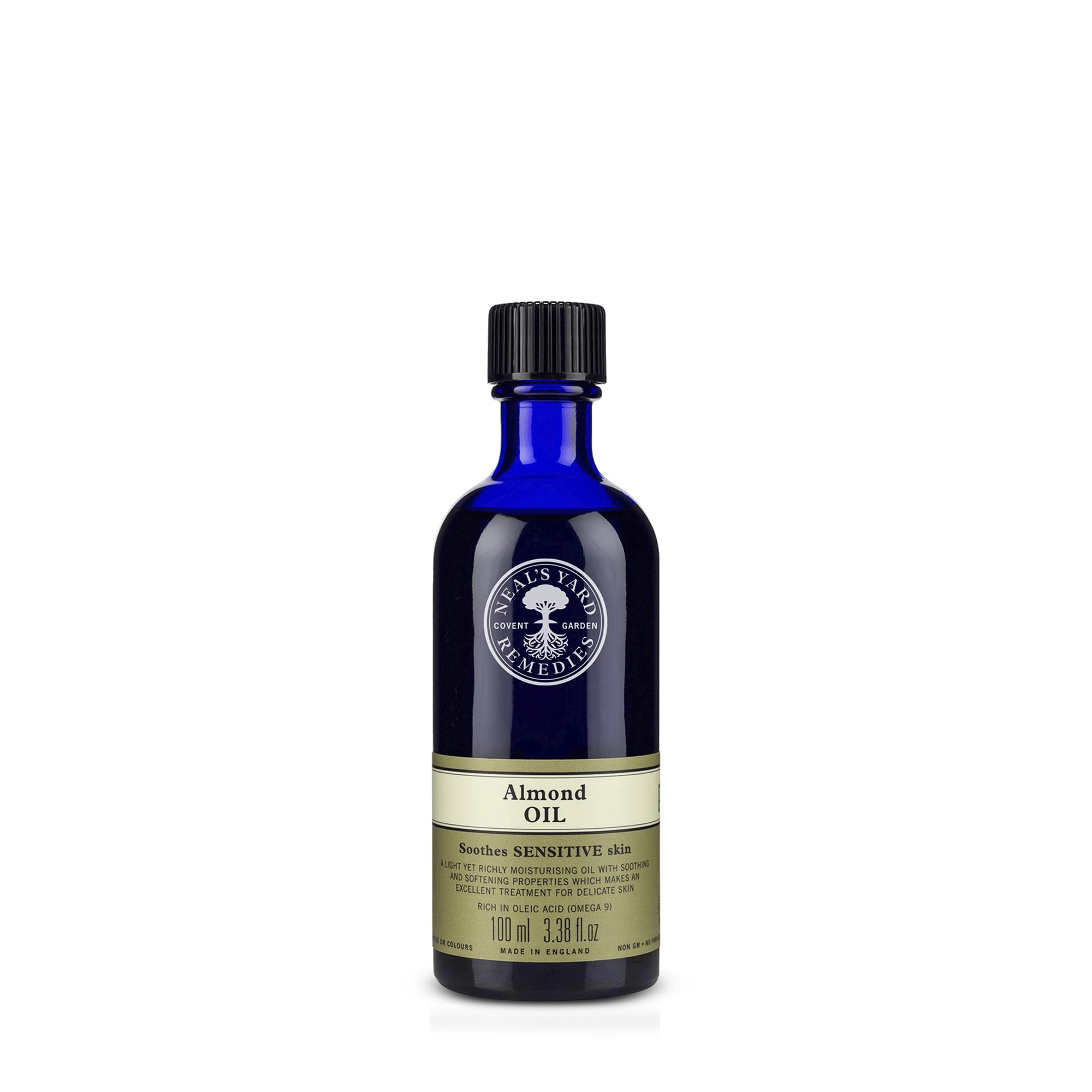 Neal's Yard Remedies | Almond Oil Moisturise & Soothing Sensitive Skin Care With Oleic (Omega 9)| 100ml