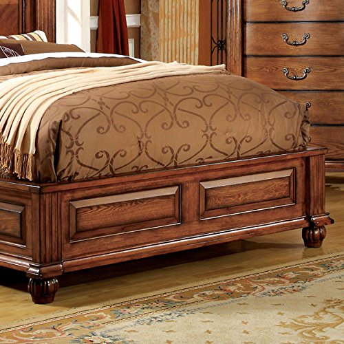 247SHOPATHOME IDF-7738Q-6PC Bedroom-Furniture-Sets, Queen, Oak - Thumbnail 2