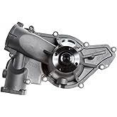 Gates 43546 Premium Engine Water Pump | Replaces PW 455 252-844 F81Z 8501 FA F81Z 8501 AARM 99170 DP976 1AMWP00086 20232 58540 58554 T5094 4-9128 414104 58554L.