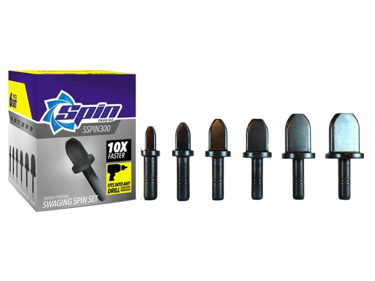S6000 / Replaces SSPIN300-Swaging Tool Drill Bit Set With 1/4” 3/8” 1/2” 5/8” 3/4” 7/8” Bits