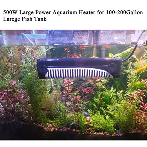 HITOP 500W Large Fish Tank Heater, Submersible Aquarium Heater with