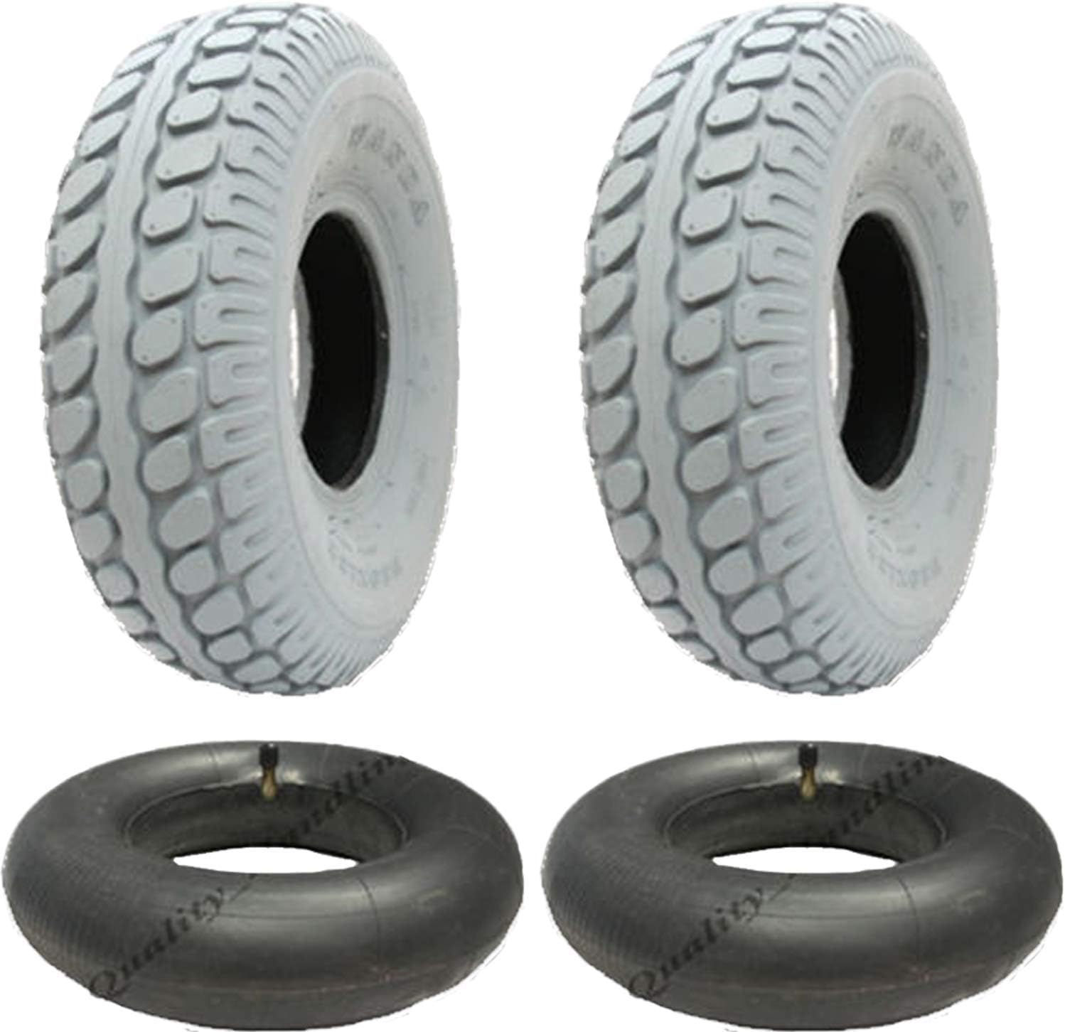 330x100 Grey Mobility Scooter tyre and Tube, Pneumatic tire, 4005