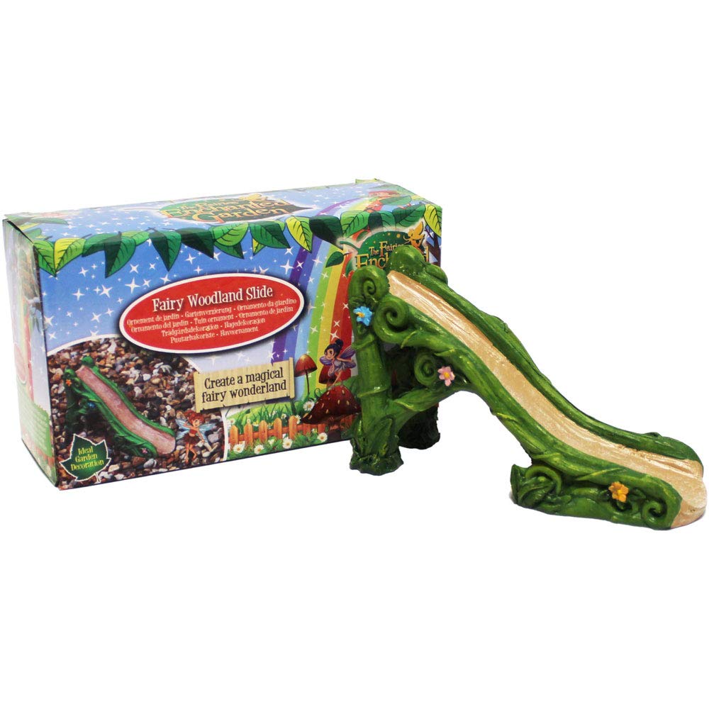 Whimsical Multicolor Secret Fairy Garden Woodland Slide - 16 cm x 10 cm x 6.5cm (1 Pc.) - Durable & Unique Design - Ideal for Home Décor