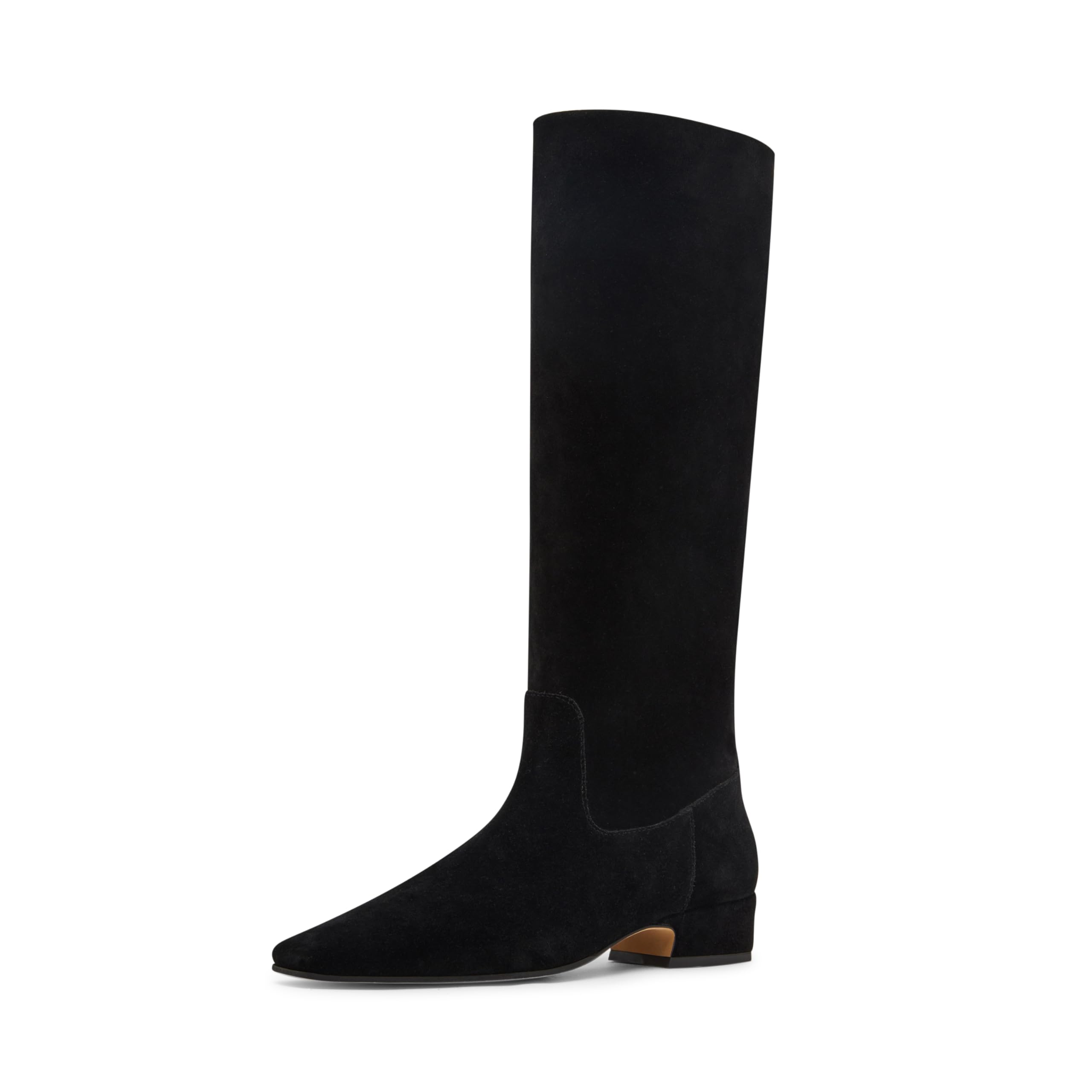 Steve Madden Women’s Dantelle Knee High Boot, Black Suede, 7.5