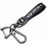 YUIQIEUY Genuine Leather Car Keychain Key Chains Ring Accessories for Man and Woman Family Present Black