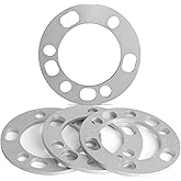 JiiinMiiin 4PCS 6 Lug and 5 Lug Universal 8mm Wheel Spacers Adapters with Center Bore 108mm 5x139.7 6x139.7 for 75-96 F150,94-18 Ram 1500 98-20 Silverado 1500