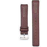 Genuine Leather Watch Strap Replacement for Skagen - 433LGL1, 433LSL1, 433LSLC (brown-1)