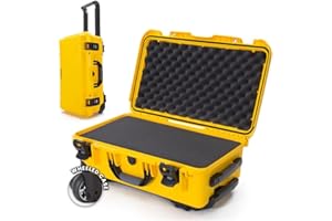 NANUK 935 Hard Case with Cubed Foam – Waterproof Protective Equipment Case with Wheels, 22” x 14” x 9” – Dustproof and Impact