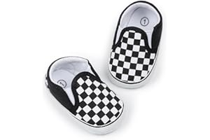 Sonsage Baby Boys Girls Canvas Shoes Non Slip Soft Sole Casual Sneaker Crib First Walk for 0-18 Months