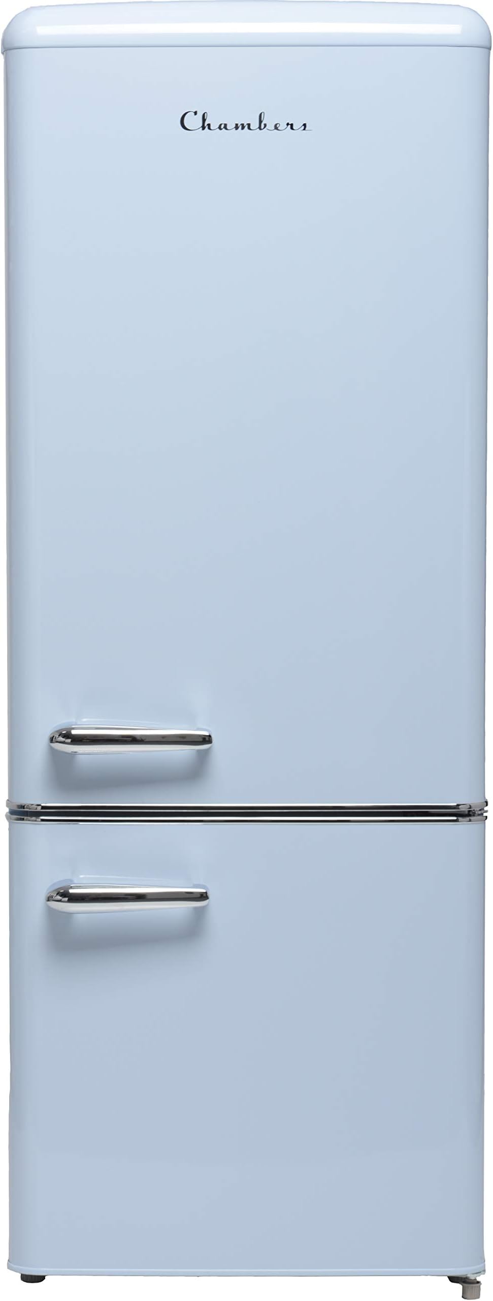 57 in. H 7 cu. ft. Bottom Freezer Energy Star Refrigerator in Light Blue