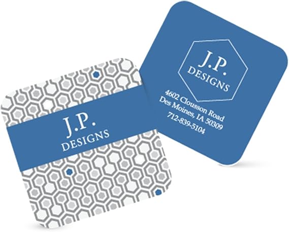 large square business cards