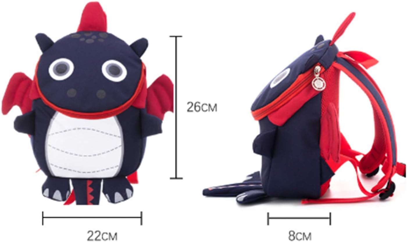 Kids Toddlers Dinosaur Backpack Rucksack Cute Animal 3D Kindergarten School Bag Book Bag Daypack Childrens Backpack Lunch Bag Nursery Bag with Anti-Lost Harness Leash for Boys Girls 1-6 Years Old - Image 4