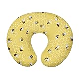 Forchrinse Bee,Yellow Nursing Pillow Cover for Baby
