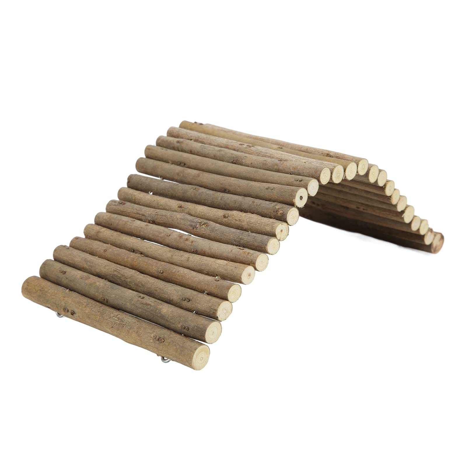 Hamster bridge made of wood, naturally flexible hamster bridge for versatile use for guinea pigs 15 * 50CM