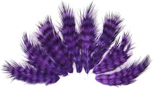 50 Piume Di Gallo Autentiche | 8-12 Cm, 9 Colori | Per Modisteria, Creazioni Fai Da Te, Artigianato