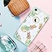 Fingic for iPhone 8/7 Case,Pineapple Hybrid 2 in 1 Shock-Absorbent Green Silicone & Polycarbonate Case with Pineapple & Dandelion Design