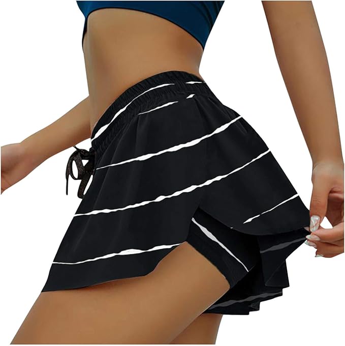 aliveGOT Shorts for Women Summer Casual High Waist Pole