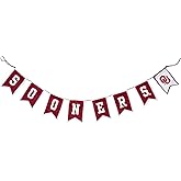 Oklahoma University Tailgate Banner by Hanna’s Handiworks – Lightweight Pre-Strung Fabric Decoration for Indoor or Outdoor – Represent your NCAA College & Show Team Spirit with OU Fan Décor