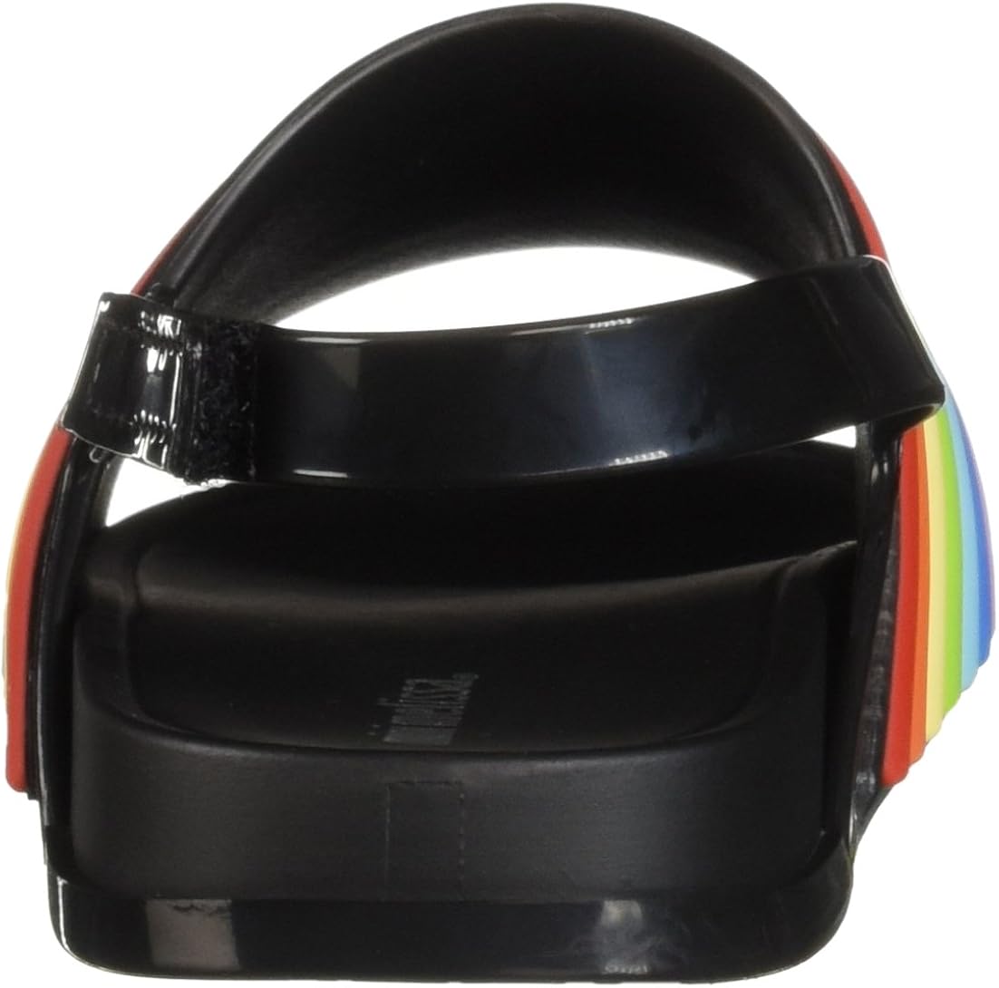 melissa beach slide sandal rainbow