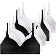 Phennie's Girls Training Bras Teens Sports Bras for Kids 8-10,10-12,12-14,14-16 Years Cotton Wireless Light Padded Bralette
