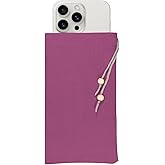 HAQuake EMF Cell Phone Sleeve fo Phone Pouch, High-Shield EMF Blocking Pouch, 100% Silver Fibers forDigital Security, Signal Blocking, Anti-EMP Radiation Bag for Privacy Protection. (Purple)