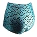 Nihoe Women's Sexy Shiny Metallic Rave Booty Dance Shorts (Medium, 10070 Peacock)