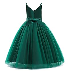 Nileafes Flower Girls Sleeveless Maxi Dress