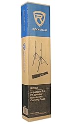 Rockville RVES1 Tripod DJ PA Speaker Stands