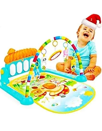 Famous894ity Famous Quality  ? Ultra Kick and Play Multi-Function ABS Plastic Piano Baby Gym and Fitness Rack for 0-36 Months Baby (Multicolour)