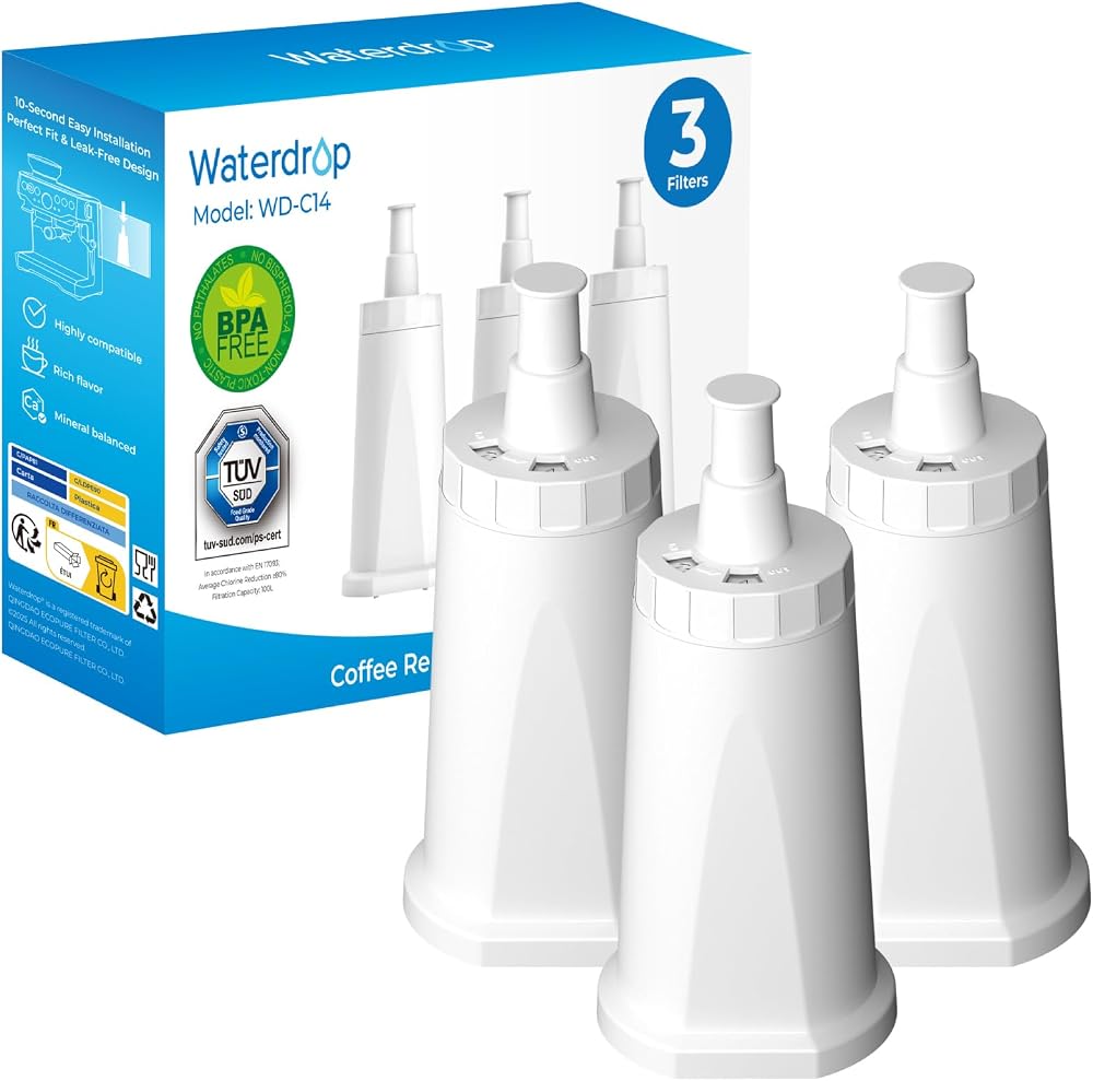 Waterdrop Replacement Filter for Sage Barista SES810 SES875 SES880 SES980 SES990