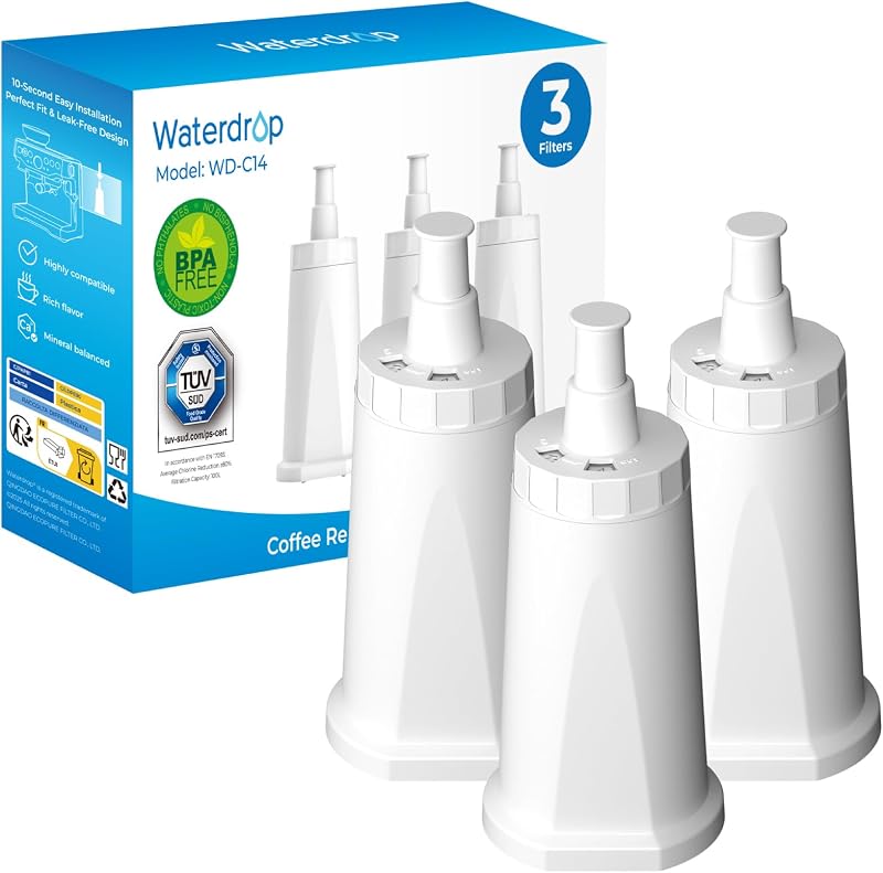 Waterdrop Replacement Filter for Sage Barista SES810 SES875 SES880 SES980 SES990