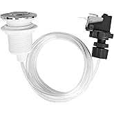 TWKUPWO Garbage Disposer Air Switch Kit Air Switch Button Kit for Spa Bathtub Hot Tub Swimming Pool Evolution Food Waste Air Activated Switch Button Kit (1 Set)