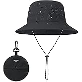 Zando Waterproof Bucket Hat for Woman Men Rain Hat UPF 50+ Sun Hats for Women Packable Outdoor Hiking Safari Fishing Hat