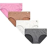 Limited Too Girls Underwear - 4 Pack Soft Microfiber Tag Free Seamless Girls Hipster Panties