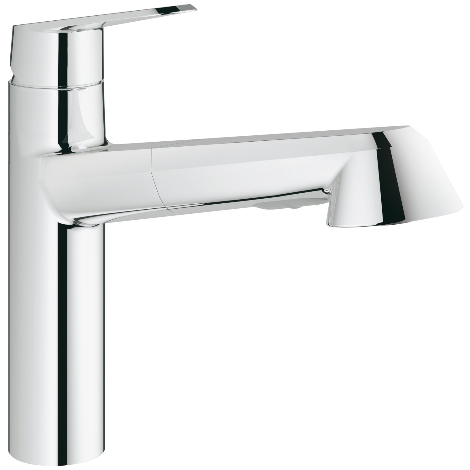 GROHE 32257002 Eurodisc Cosmopolitan Kitchen Tap (100 Degree Swivel Range and Pull-Down Shower Head)
