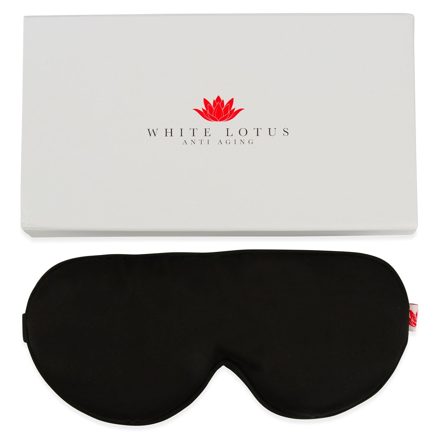 White Lotus Anti Aging Antifaz de Seda Para Dormir % Seda Mulberry