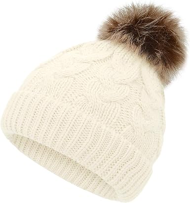 toddler white winter hat