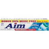 AIM Cavity Protection Gel Toothpaste, Mint - 6 oz - 2 pk
