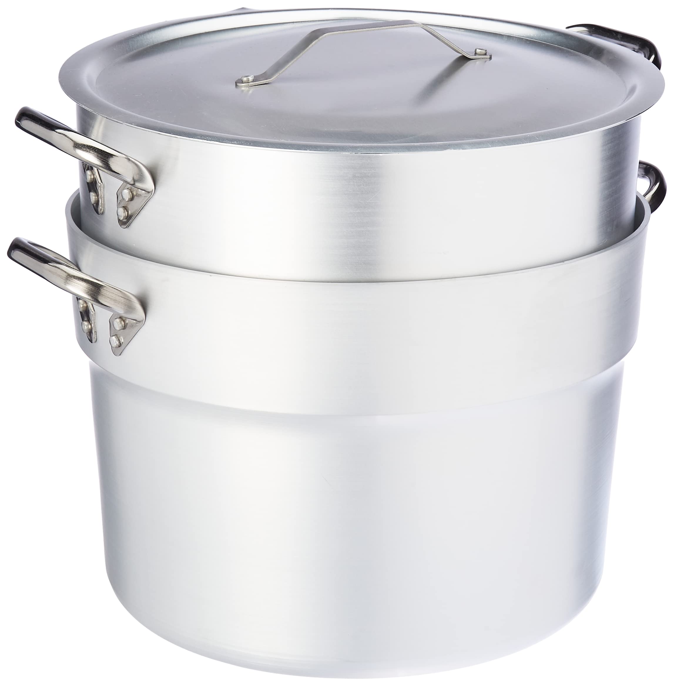 Pentole Agnelli Professional Aluminium 3 Mm. Vegetable Casserole Pot, Diameter 36 Cm, Silver