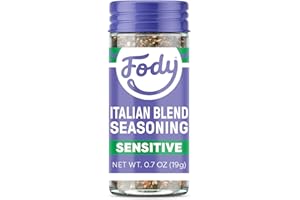 Fody Foods Italian Blend Seasoning, 0.7 Oz, Garlic and Onion Free, Low FODMAP Certified, Gut & IBS Friendly, Vegan, Non-GMO, 