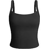 OQQ Women Sleeveless Tank Top Adjustable Fitting Scoop Neck Stretch Clothes Basic Cami Shirts 2025