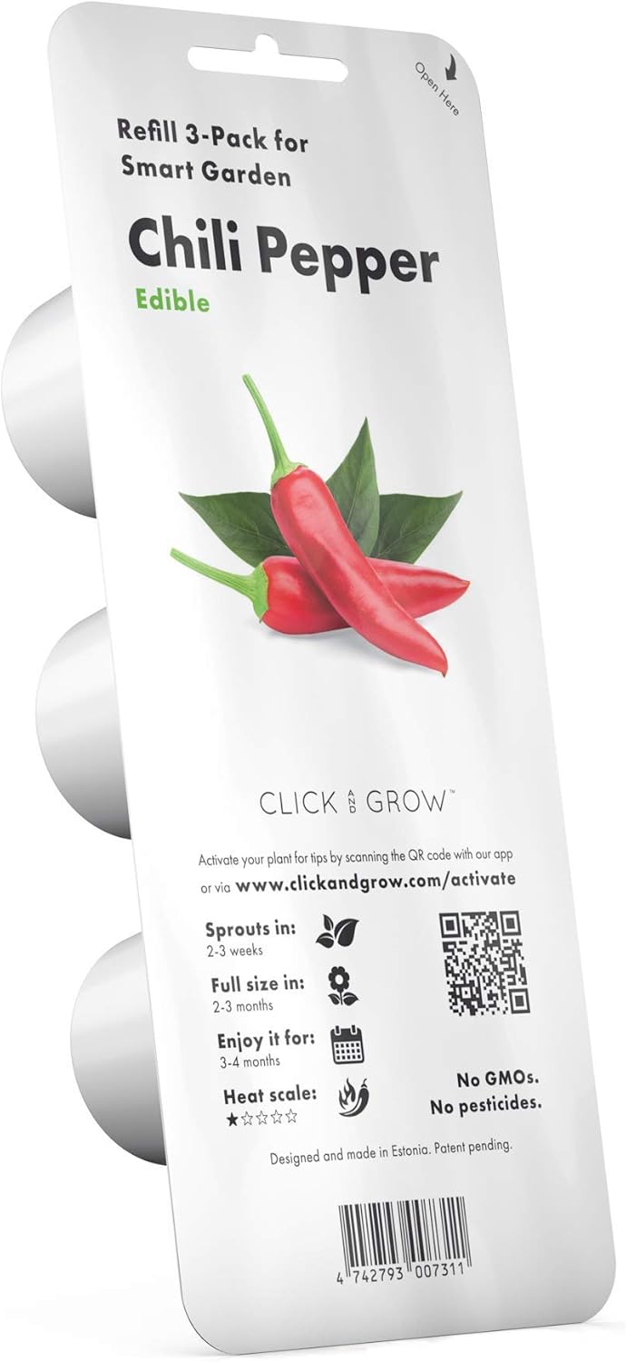 Emsa 3 Cápsulas Pimiento Rojo Click & Grow
