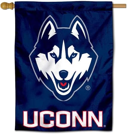 Amazon Com College Flags Banners Co Uconn Huskies House Flag