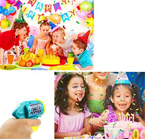 Party Popper Gun(3pcs/pack) - Confetti / Streamer Shooters (Each Gun Comes With 2 Refills) for Christmas, New Year, Birthday