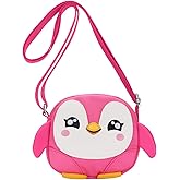 DEEKEY Little Girls Purses for Kids - Toddler Mini Cute Princess Handbags Shoulder Crossbody Messenger Bag Toys Gifts