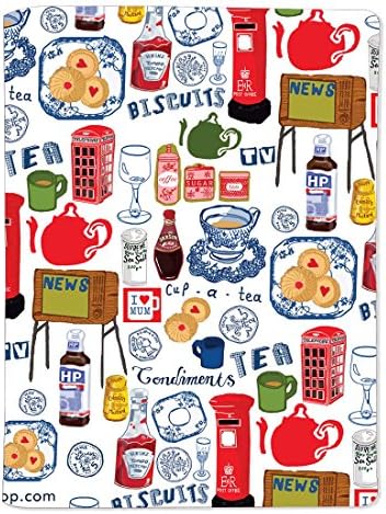 Nutcase Designer Notebook Dairy with Polyfabric &amp; PU Leather CoverÐ Re-fillable Notepad Journal 8"x 6" -150 ruled pages - I Love London City