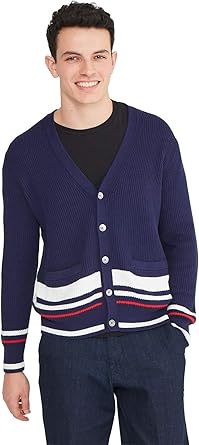 men's multicolor cardigan